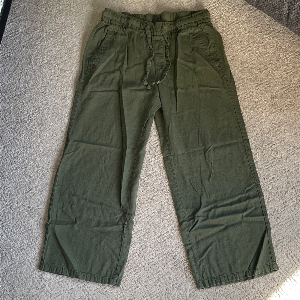 Old Navy linen-blend drawstring pants